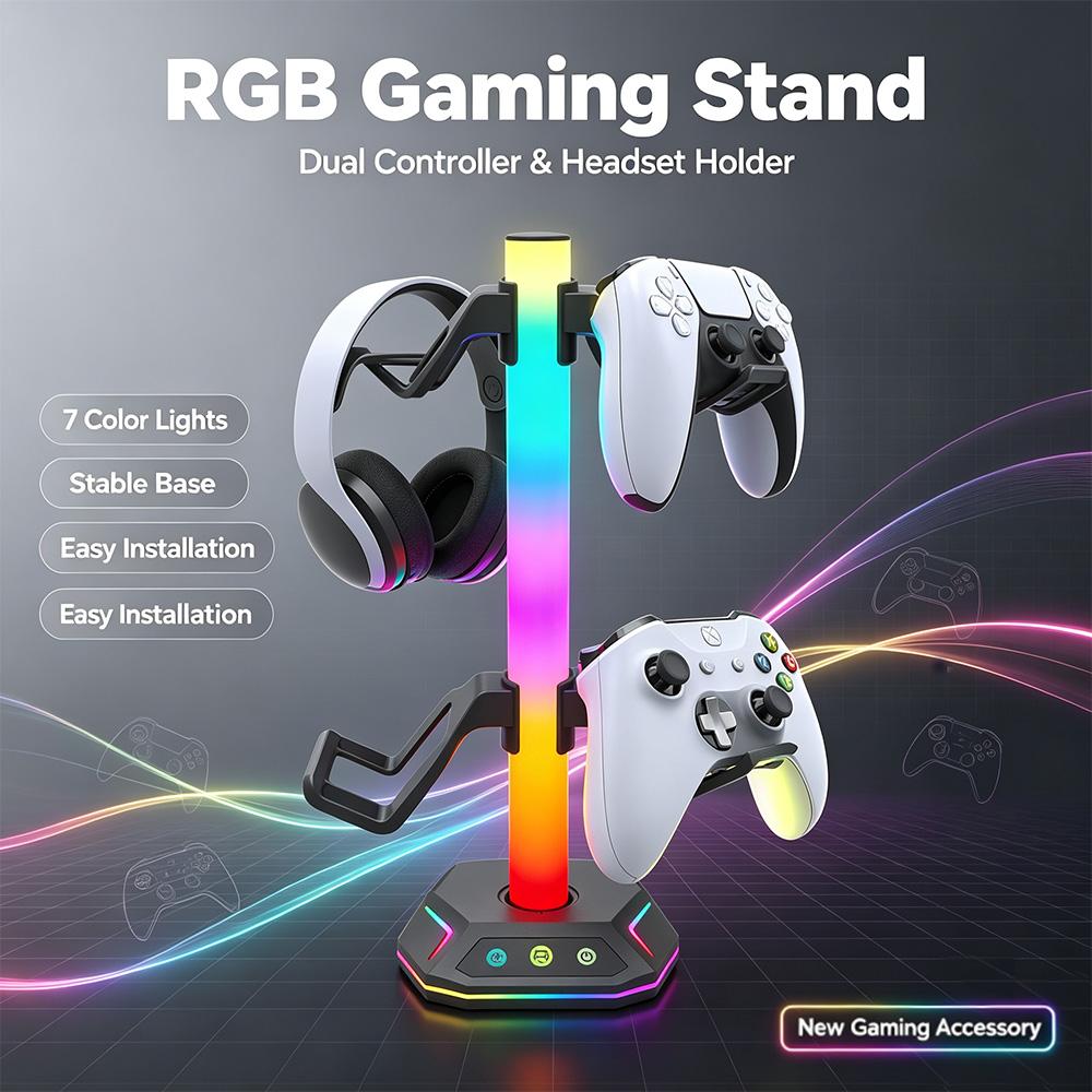 Desk Setup Ps5 - Pour Playstation5 support de contrôleur écouteur