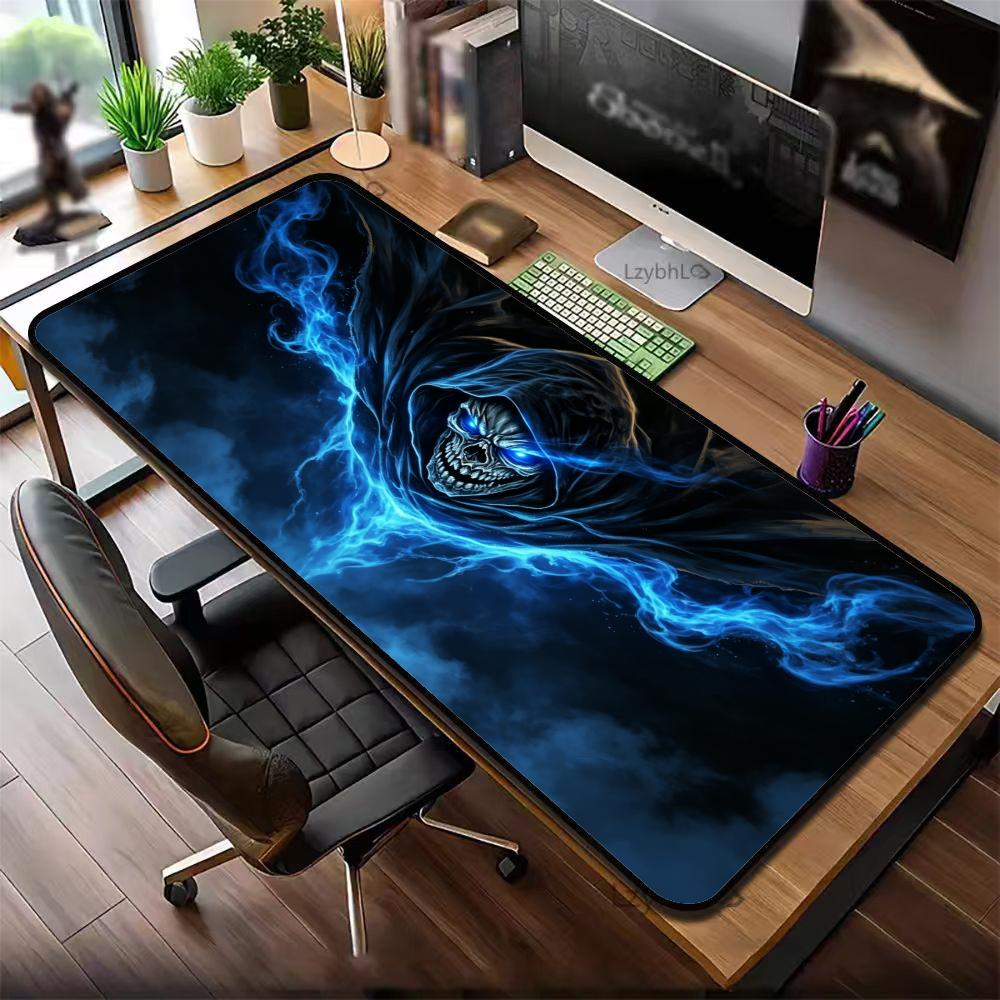 Desk Setup Dark - Tapis de souris gaming étendu motif