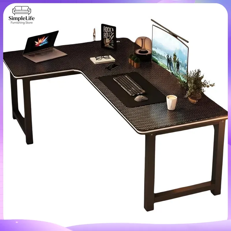 Desk Setup Bedroom - Bureau d'angle pour jeux vidéo, bureau