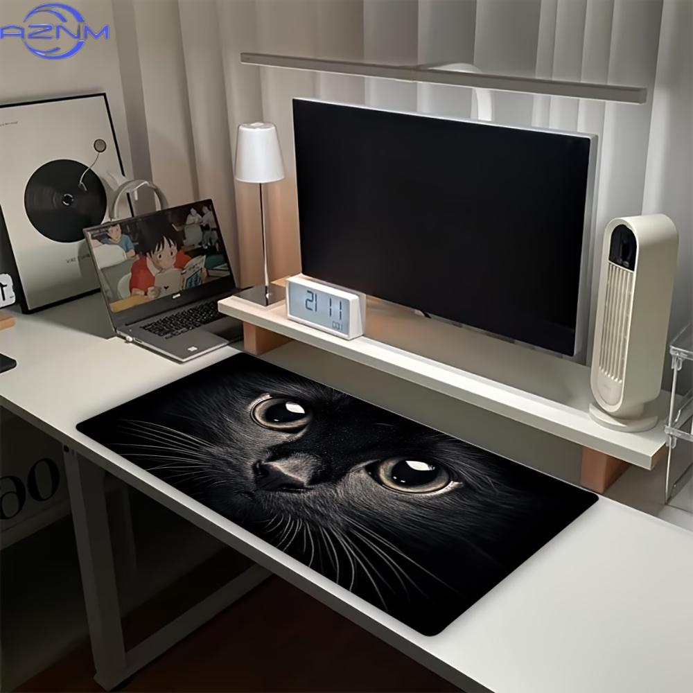 Desk Setup Dark - Grand tapis de souris gaming Dark