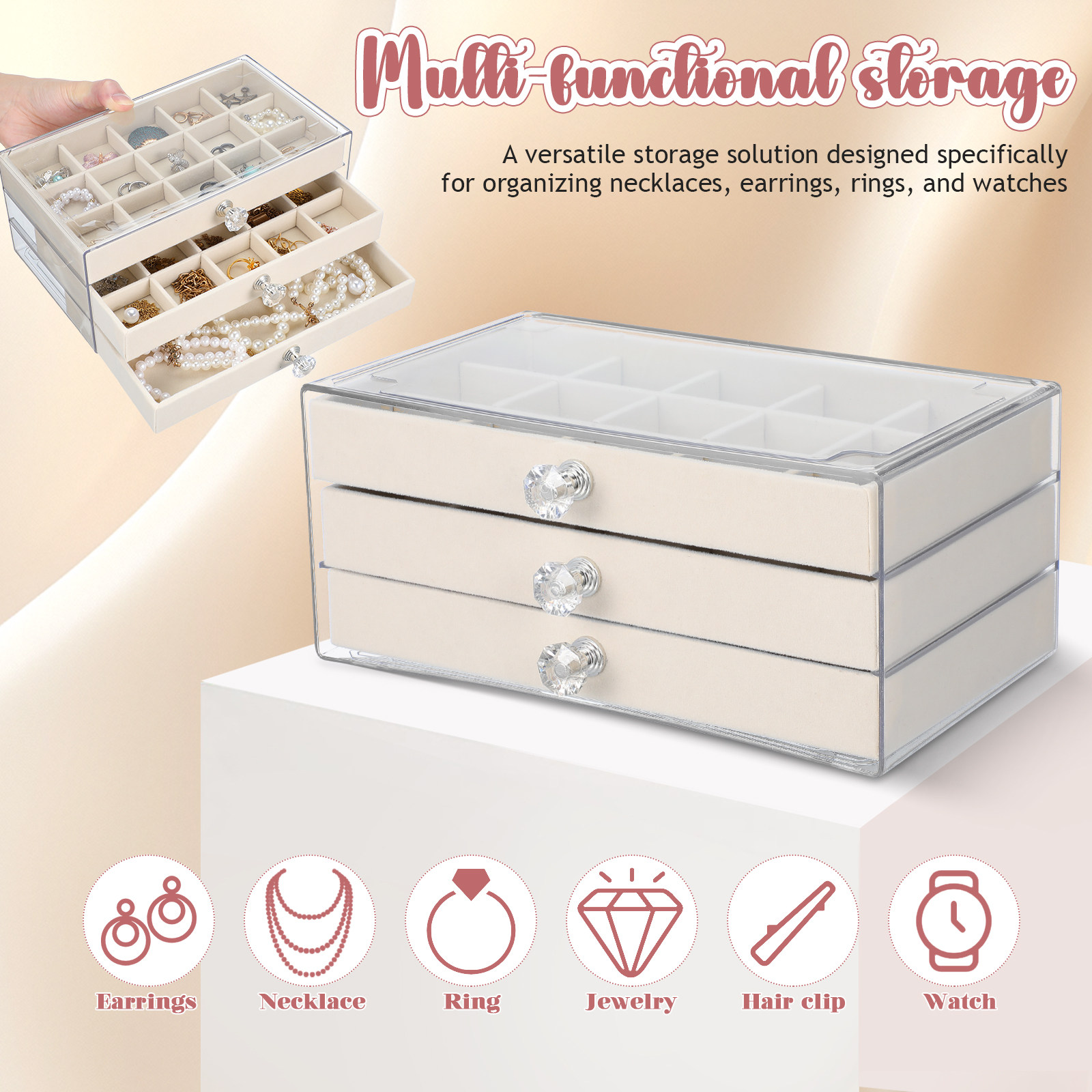 Boîte de rangement pour bijoux - Jewelry Desk Setup avis et prix