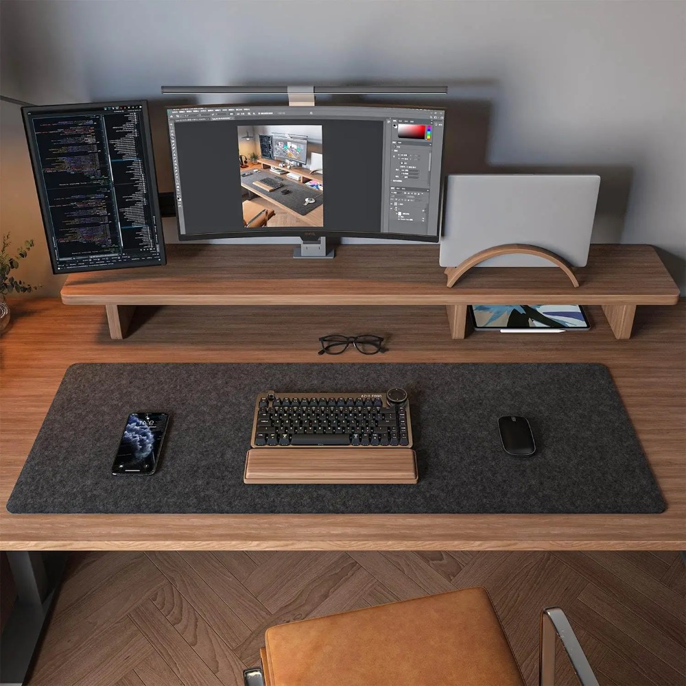 Tapis de bureau en feutre pour - Desk Setup Dark avis et prix