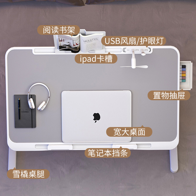 Tables de bureau sur lit pour  - Desk Setup Bedroom avis et prix