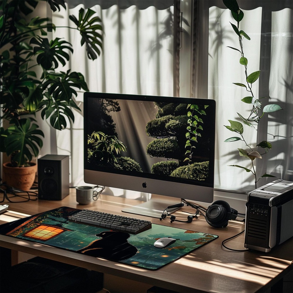 Tapis de bureau Anime, motif f - Desk Setup Aesthetic avis et prix