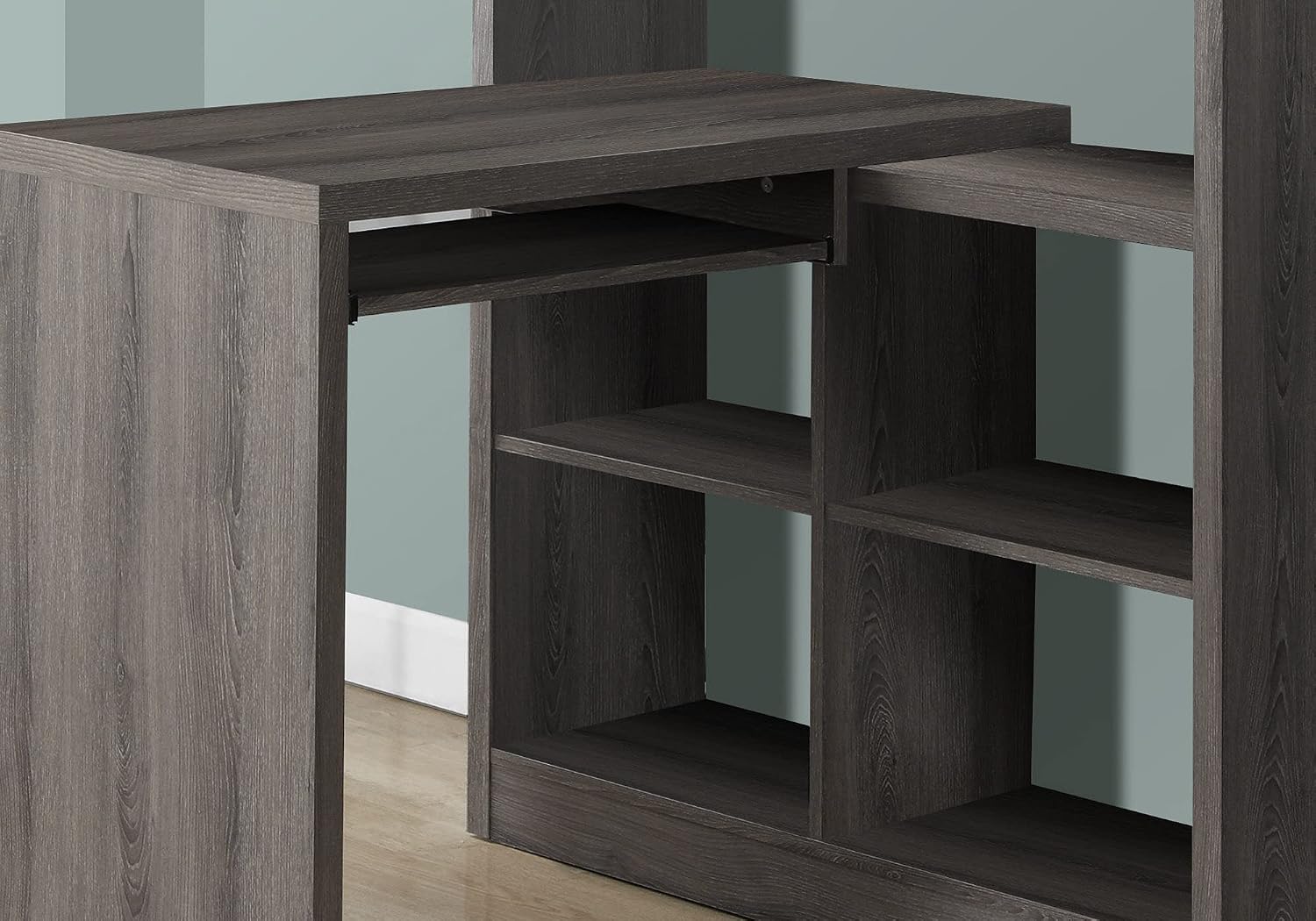 Bureau d'angle avec étagères r - Desk Setup Dark avis et prix