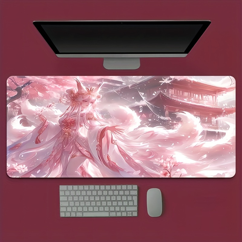 Tapis de bureau Anime Fox Girl - Desk Setup Aesthetic avis et prix