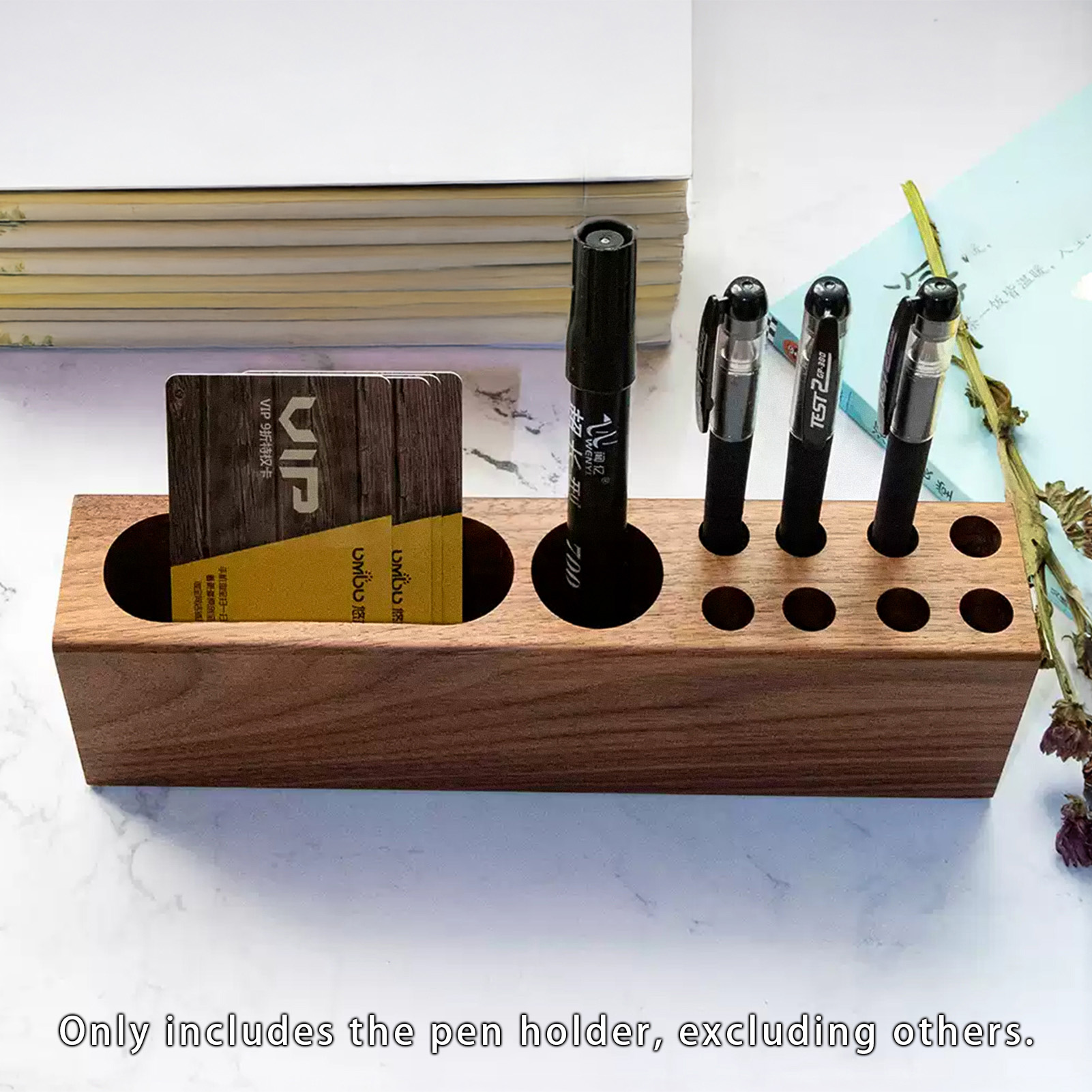 Porte-stylo de bureau en bois  - Desk Setup Aesthetic avis et prix